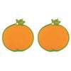 2PK Dexas Cut & Serve Silicone 75x85cm Cutting Board - Orange