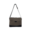 FIB Byron Canvas Laptop Messenger Bag Travel Shoulder Sling  Brown
