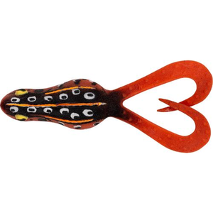 Daiwa 2021 BaitJunkie Kikker Curly Frog Soft Plastic Surface Fishing Lure Mud Brown