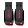 2PK Sandisk 16GB USB 2.0 Flash Drive Cruzer Blade Cz50 Secure