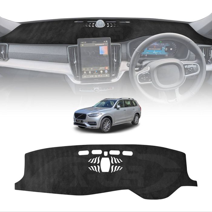 Dash Mat for Volvo XC90 XC 90 2015-Onwards Non-HUD Non-Slip Microfiber Pad Cove