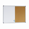 Combination Whiteboard Corkboard with Aluminium Frame 1200x900mm