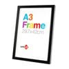 Unigift A3 Wooden/Glass Poster Picture Photo Frame 29.7x42cm Black