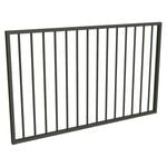 ProtectorAl 1201-1500 W x 900 H mm Woodland Grey Aluminium Flat Top Garden Gate 
