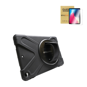 StylePro, Combo, iPad 10th And 11th gen, 10.9” Case With Screen Protector, Hand Strap And Rotating Stand