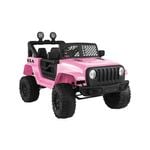 Mazam Kids Ride On Car 12V Electric Jeep Remote Vehicle Toy Cars Pink