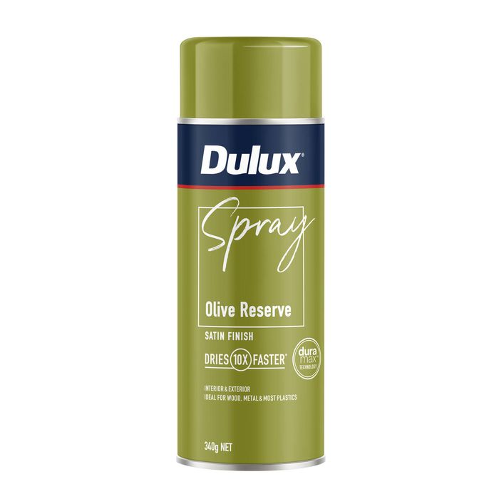 Dulux 340g Olive Reserve Satin Finish Spray Paint