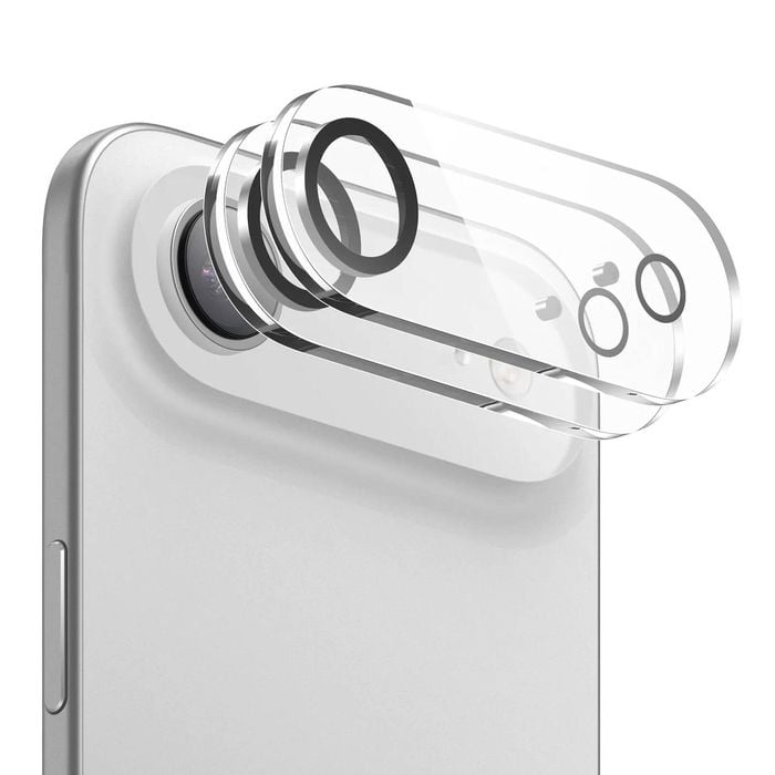 2 Pack MEZON Apple iPhone 17 Air (6.5") Full Cover Camera Lens Tempered Glass