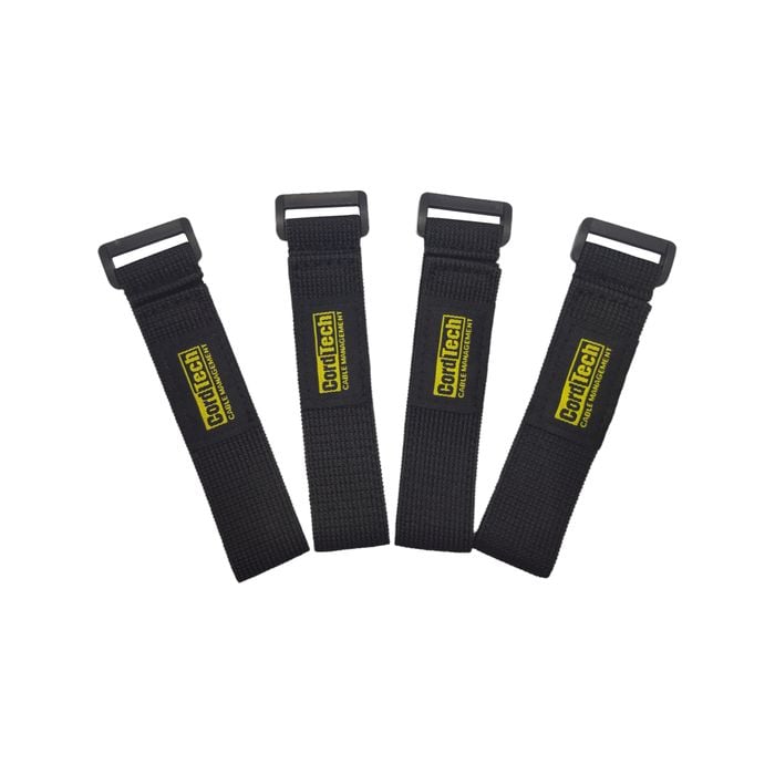 CordTech Reusable Stretch Storage Straps - 4 Pack