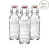 Bormioli Rocco Officina 1825 Swing Top Water Bottles Set - 6pc