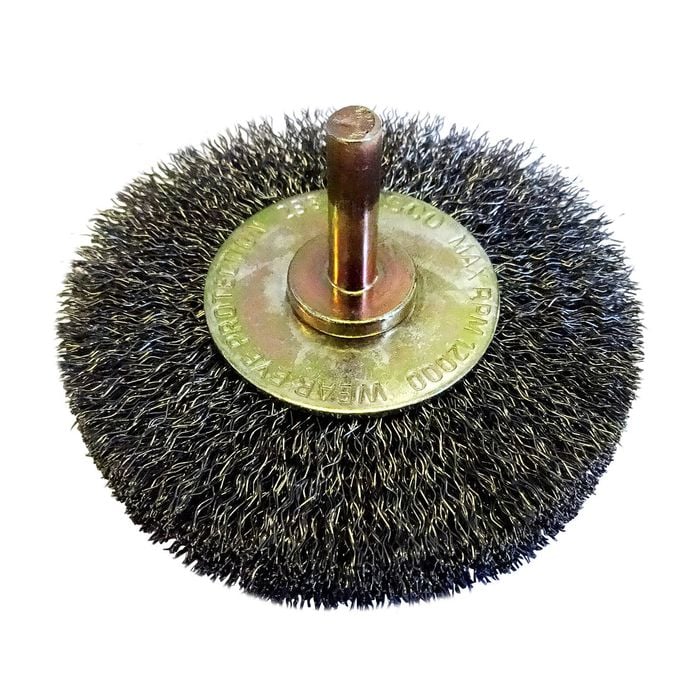 Josco 80 x 15mm Crimped Wire Wheel Brush