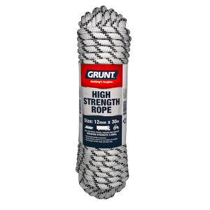  GRUNT 12mm x 30m High Strength Rope