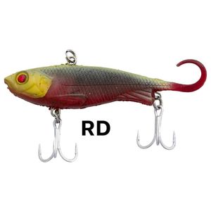 Zerek Lure Fish Trap 95mm 23g Soft Vibe Fishing Lure Red Devil/RD