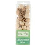 Crafted Assorted Macrame Beads - 78 Pack