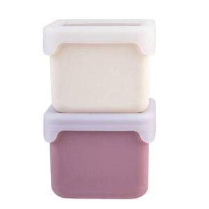 Melii Luxe Set Of 2 Silicone Snack Containers 236ml