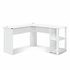 Artiss White L-Shaped Office Computer Desk