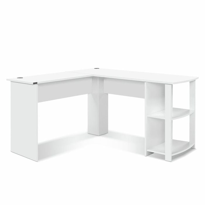 Artiss White L-Shaped Office Computer Desk