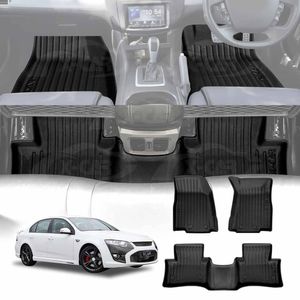 3d Floor Mats For Ford Performance Vehicle Fpv F6 Gs Gt 2008-2014 Heavy Duty All Weather Car Carpet Liner Set Accessories