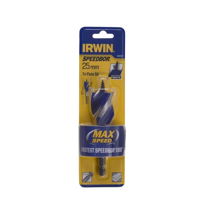IRWIN 25 x 101mm Speedbor Max Speed Tri-Flute Bit