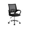 Artiss Mesh Office Chair Mid Back Black