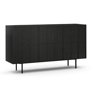 Linea Black Oak 160cm Sideboard Cabinet