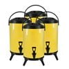 SOGA 4X Stainless Steel Insulated Beverage Dispenser with Tap 16L Yellow