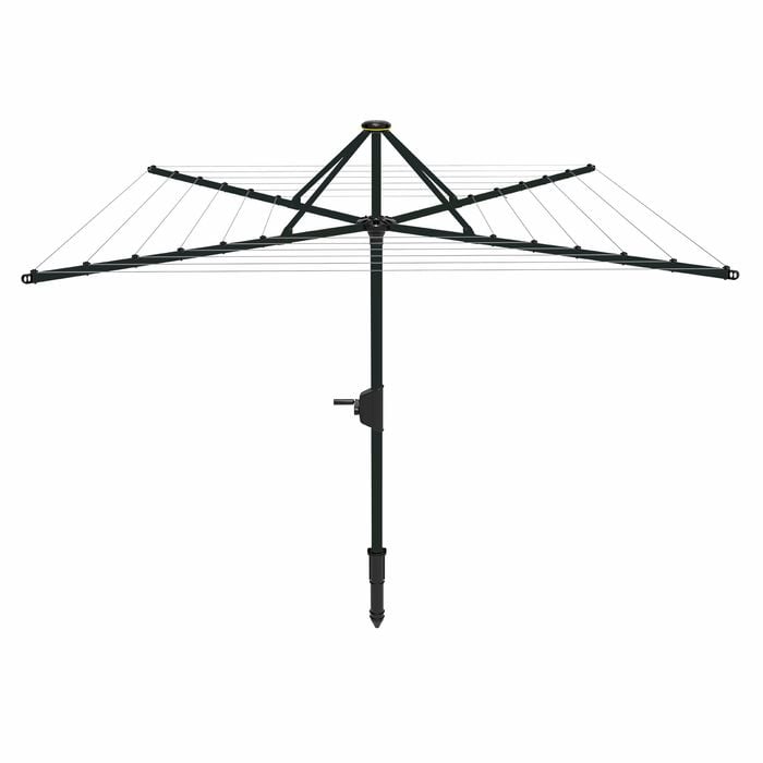 Daytek Black Satin MK2 M38 Rotary Clothesline