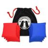 Premium Cornhole Bean Bag Set - 4 Red And 4 Blue