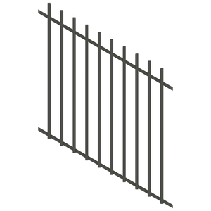 ProtectorAl 350 - 1200 x 1200mm Woodland Grey Raked 16-30º Radiator Pool Fence Panel