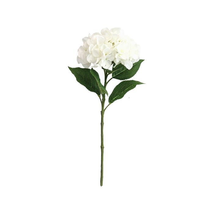UN-REAL 65cm White Hydrangea Artificial Flower