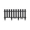 Jack Matrix 900 x 350mm Charcoal Large Picket Garden Edging