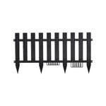 Jack Matrix 900 x 350mm Charcoal Large Picket Garden Edging