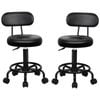 ALFORDSON Salon Stools All Black 2X