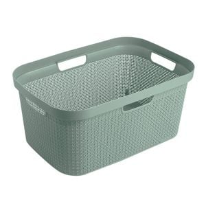 Ezy Storage 50L Mint Green Mode Laundry Basket