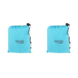 2x 8pc Appetito Mesh Produce Bag Food Storage w/ Pouch Assorted