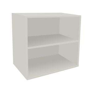 Kaboodle 700-799mm White Pepper Customisable Deep Open Med Wall Shelf