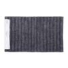 Algodon Lawson Plush Bath Mat Collection - Ebony - Bath Runner