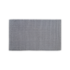 Softouch 800 x 500mm Grey Rib Twill Bath Mat