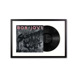 Framed Bon Jovi Slippery When Wet Vinyl Album Art