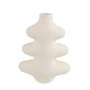 Maine & Crawford Aliya 26cm Textured Ceramic Vase - Cream