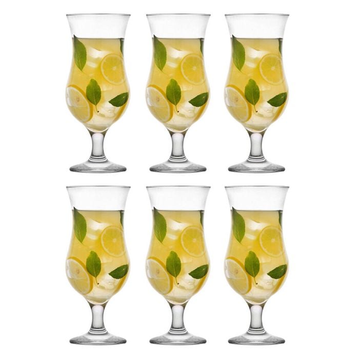 6pc Artcraft Stylish Ibiza Cocktail Glass Elegant Barware Gift Boxed 460ml Clear