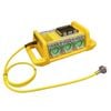 Lifeguard Electrical Jackson 6 Way Yellow RCD Powerblock
