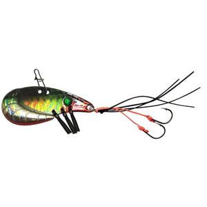 Profishent Vixen Blade 39mm Fishing Lure Olive Silver Red