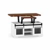 Costway 3in1 Lift Top Coffee Table Dining Table Center Table Workstation Brown