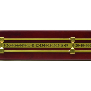Rectangle Pool Billiard Table Snooker Scoreboard Jarrah and Brass