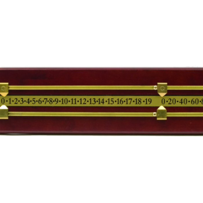 Rectangle Pool Billiard Table Snooker Scoreboard Jarrah and Brass