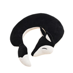 Anypack Neck Pillow Black Fox U-Shaped Headrest