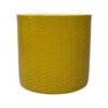 Borralheira 130mm Yellow Herringbone Indoor Plant Pot