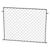 Peak No-Dig Fencing 1200mm Black Steel Newcastle Panel