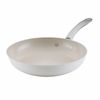 Circulon Halo With LaserDefense(TM) Ceramic Nonstick Induction 25cm Skillet Pearl White